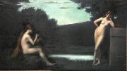 Jean-Jacques Henner Nus feminins oil